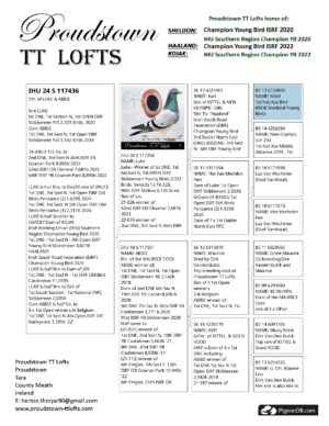 Lot 20 - Dtr. Of 2 x 1st Open ISRF Winners for H. Thorpe
